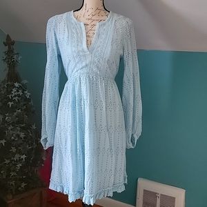 NWOT Anthropologie Lace Puff Sleeve Dress